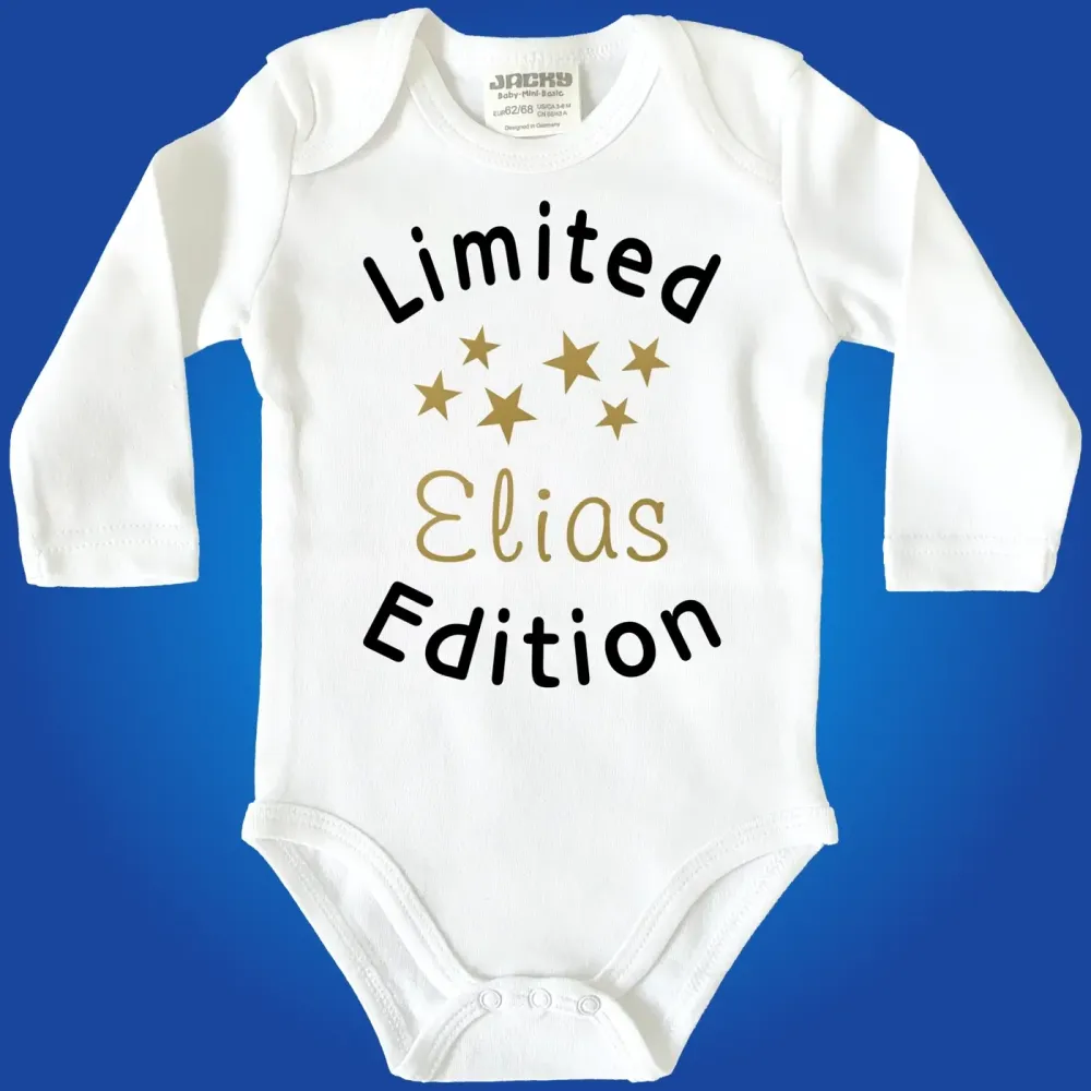 Preview: Baby-Body mit Druck Limited Edition