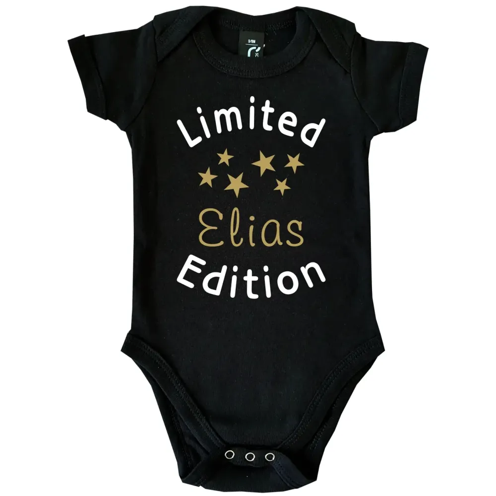 Preview: Baby-Body mit Druck Limited Edition