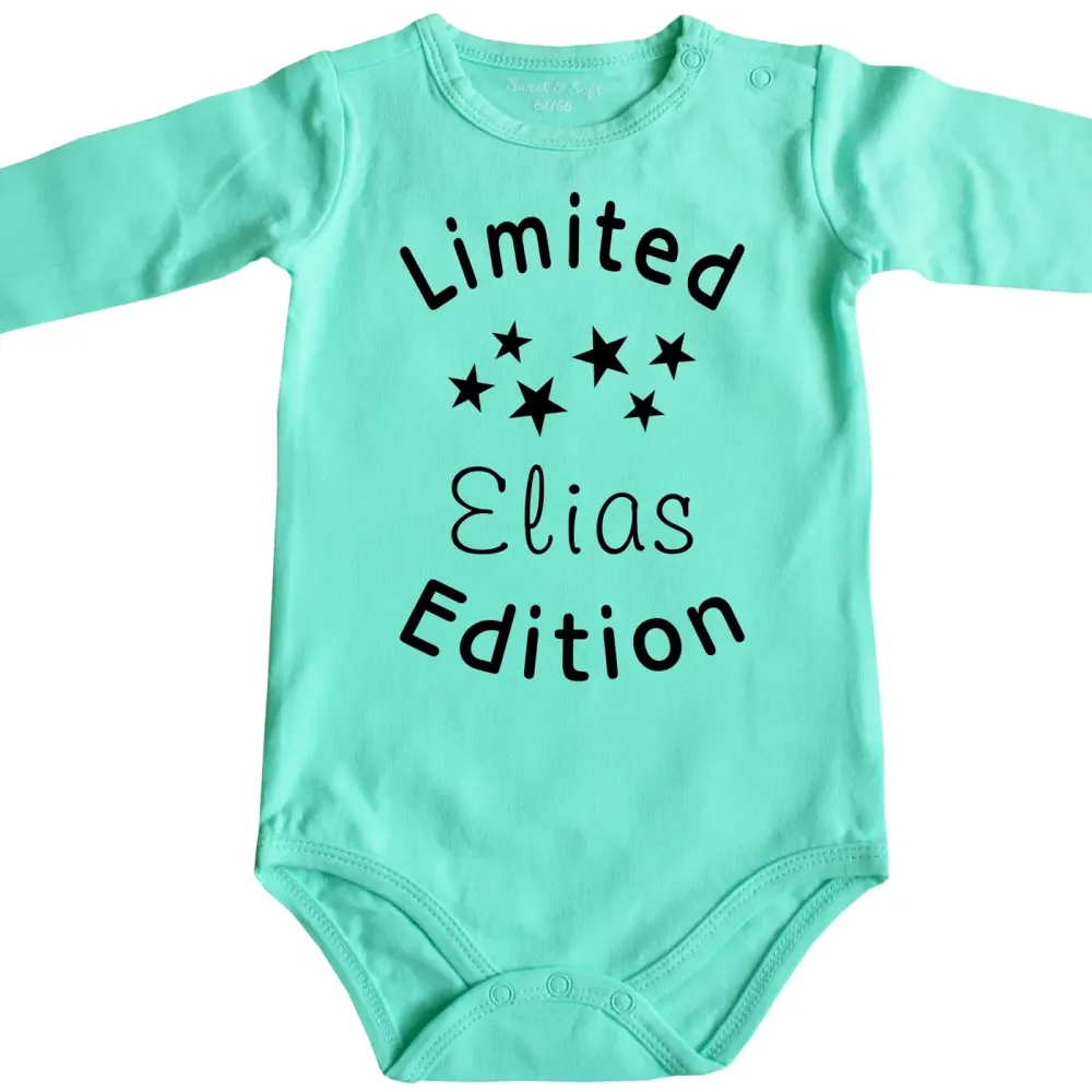 Baby‑Body „Limited Edition“ mit Sternen
