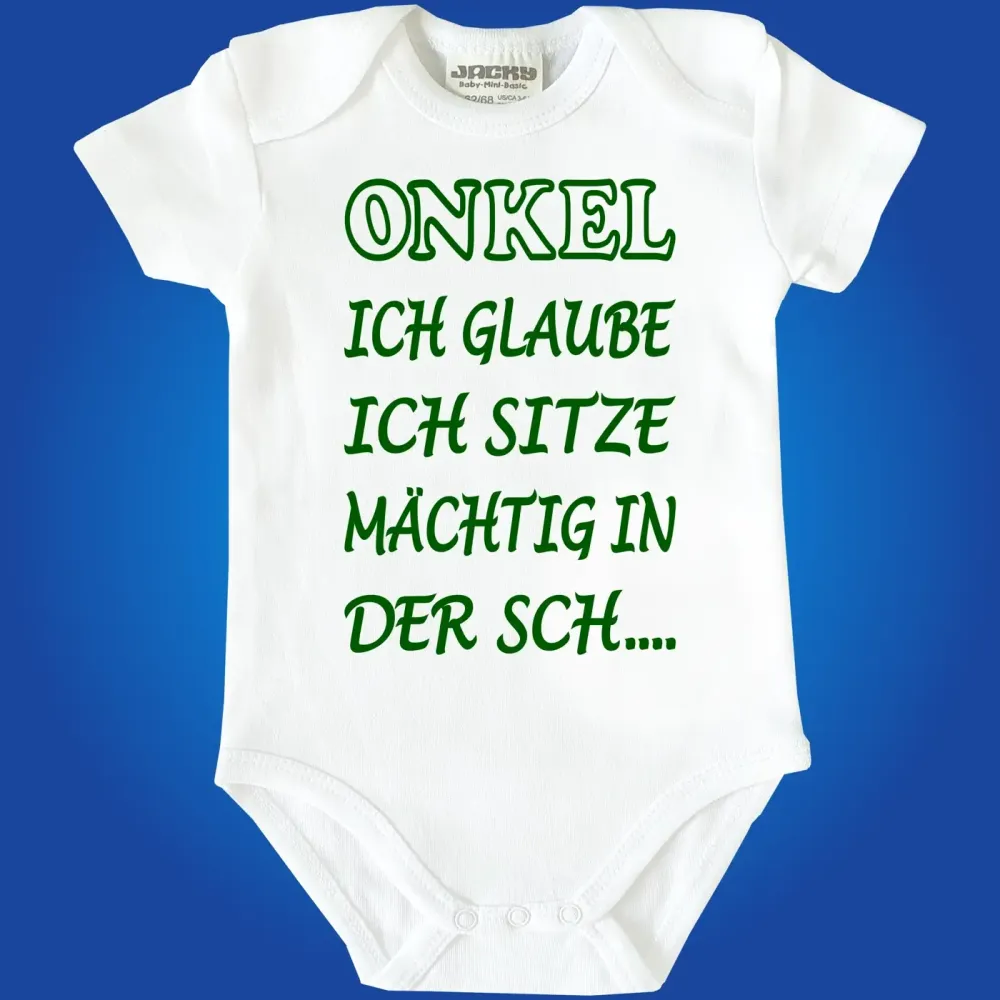 Babybody mit wählbarer Familienperson und Fun‑Design