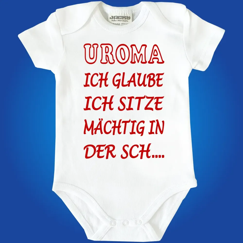 Baby‑Body mit frechem Text für Oma oder Opa