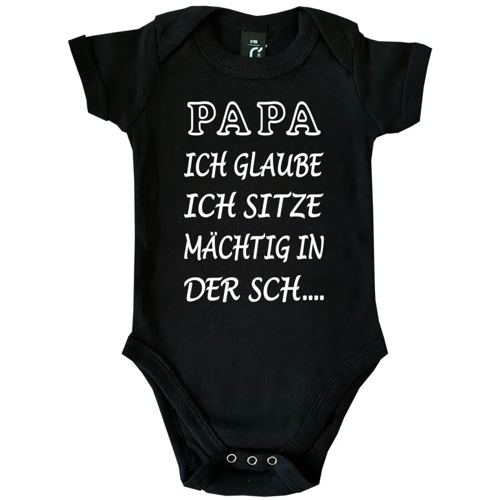 Preview: Babybody mit Fun‑Spruch und Familienauswahl