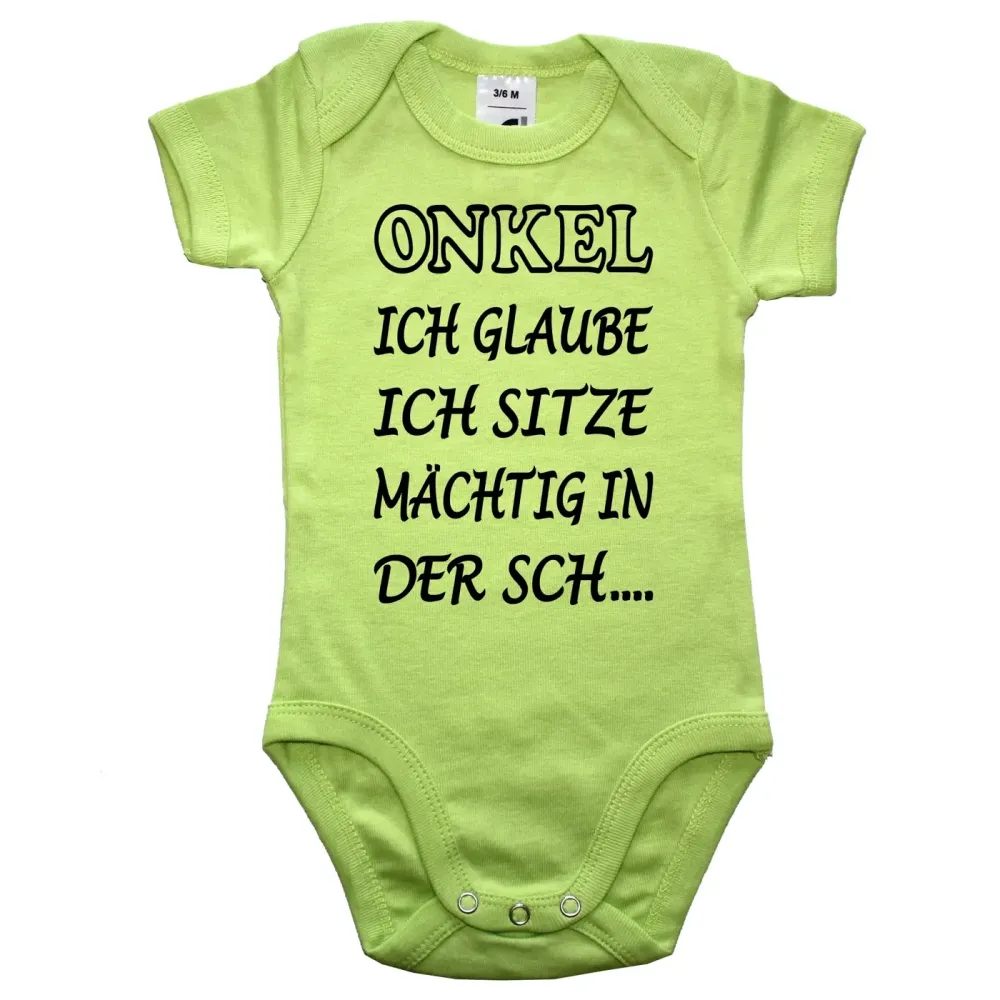 Preview: Baby‑Body mit humorvollem Scheiße‑Spruch