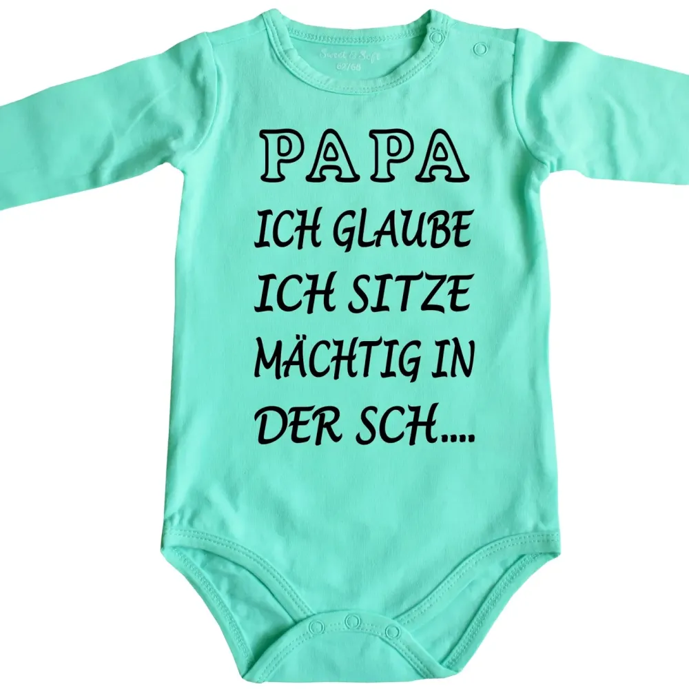Baby‑Body mit lustigem Spruch für Onkel, Tante, Uroma oder Uropa