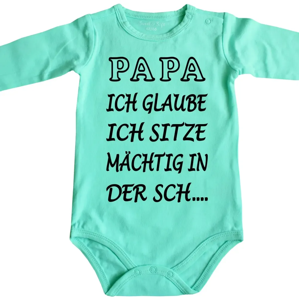 Baby-Body sitze in der scheisse