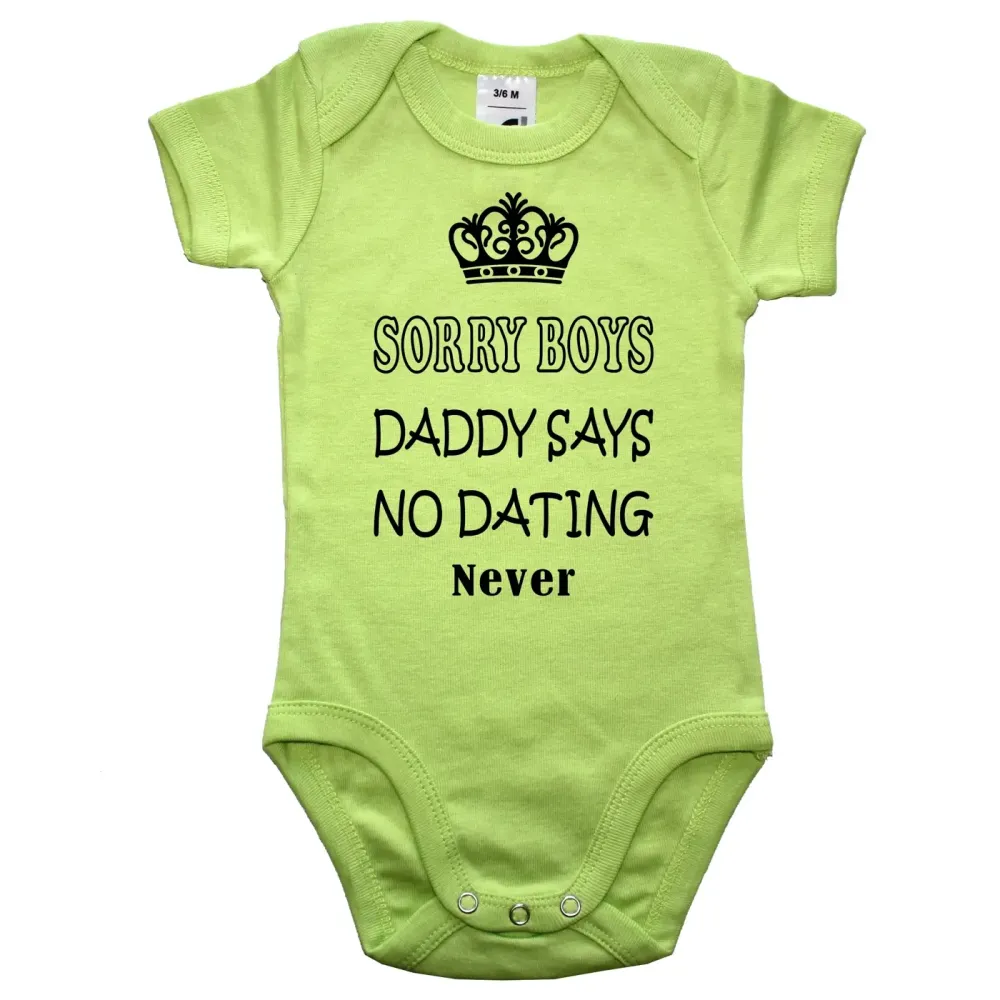 Baby‑Body „Sorry Girls“ witziges Papa Design