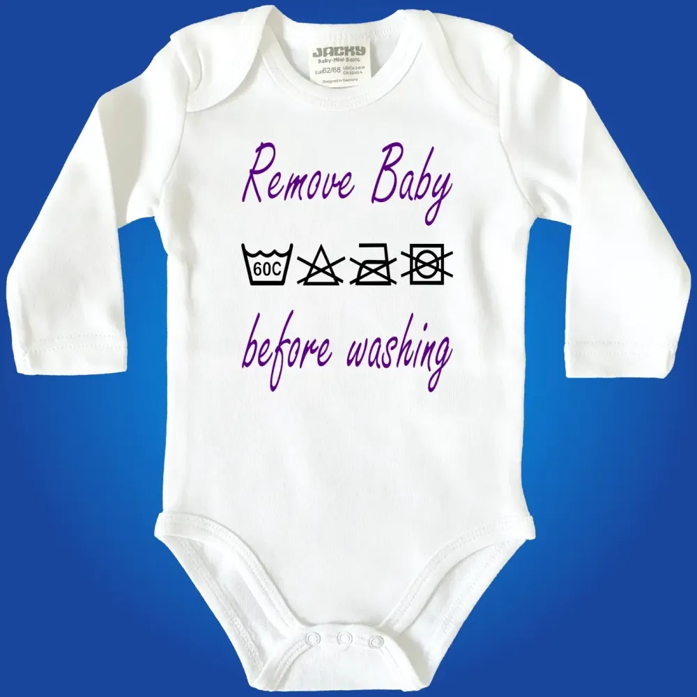Baby-Body „Remove Baby“ in verschiedenen Farben