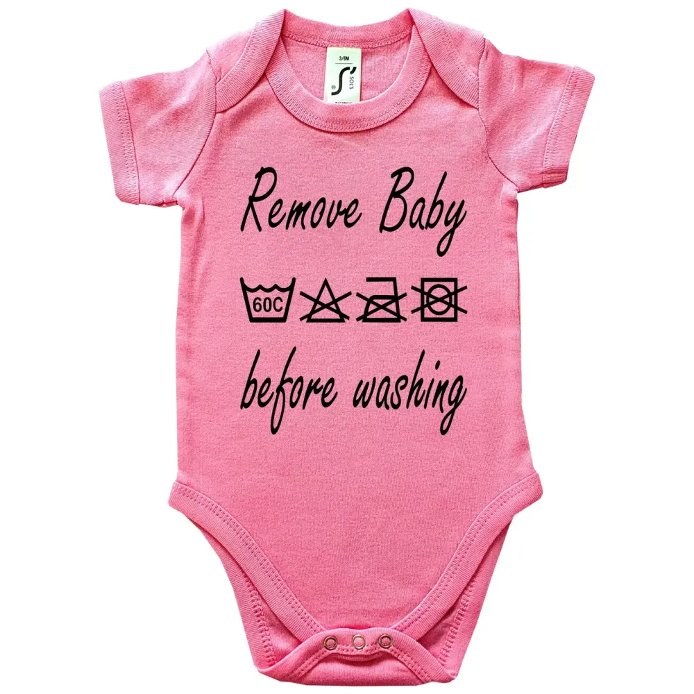 Preview: Lustiger Baby-Body mit Spruch