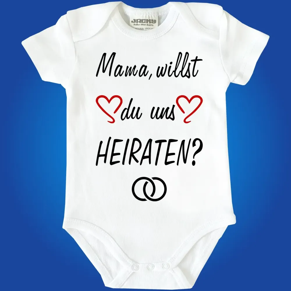 Baby-Body Heiratsantrag