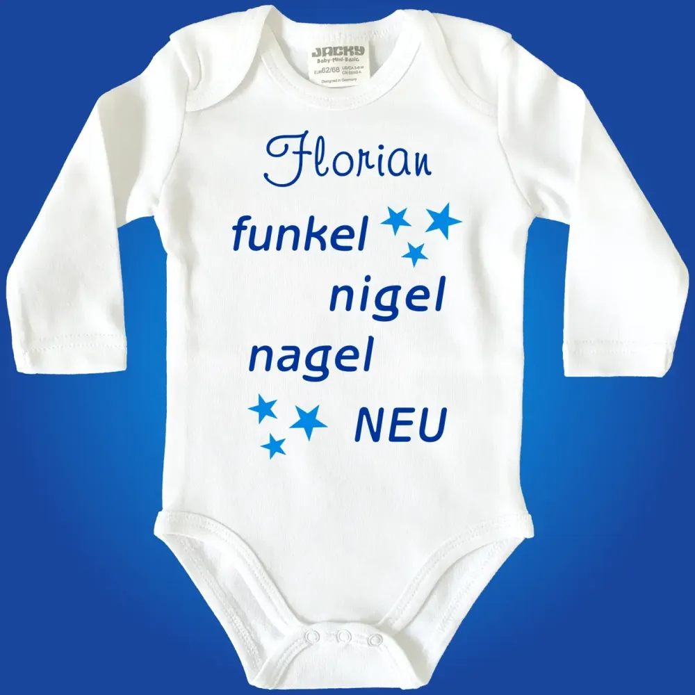 Preview: Personalisierter Baby‑Body zur Geburt