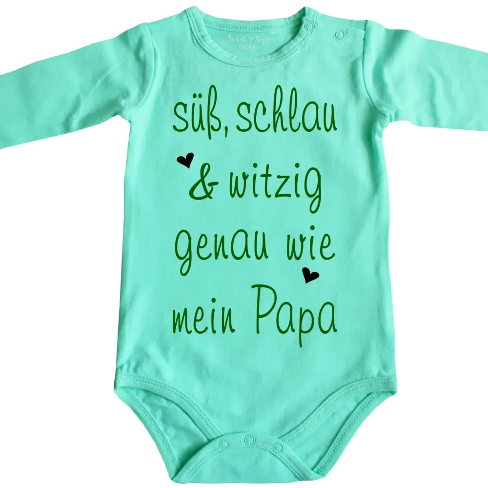 Preview: Babybody mit lustigem Spruch