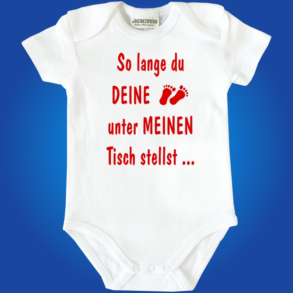 Preview: Baby-Body - Füße unter meinen Tisch...