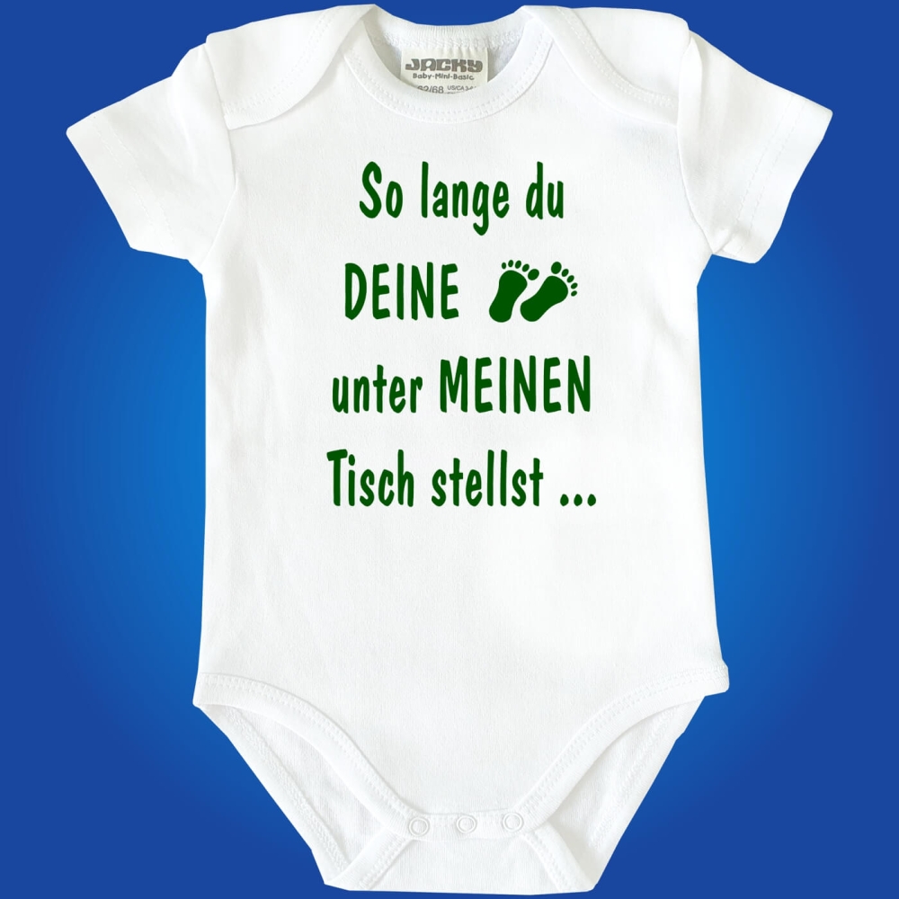 Preview: Baby-Body - Füße unter meinen Tisch...