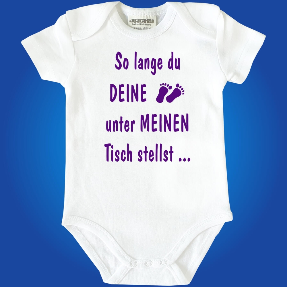 Baby-Body - Füße unter meinen Tisch...
