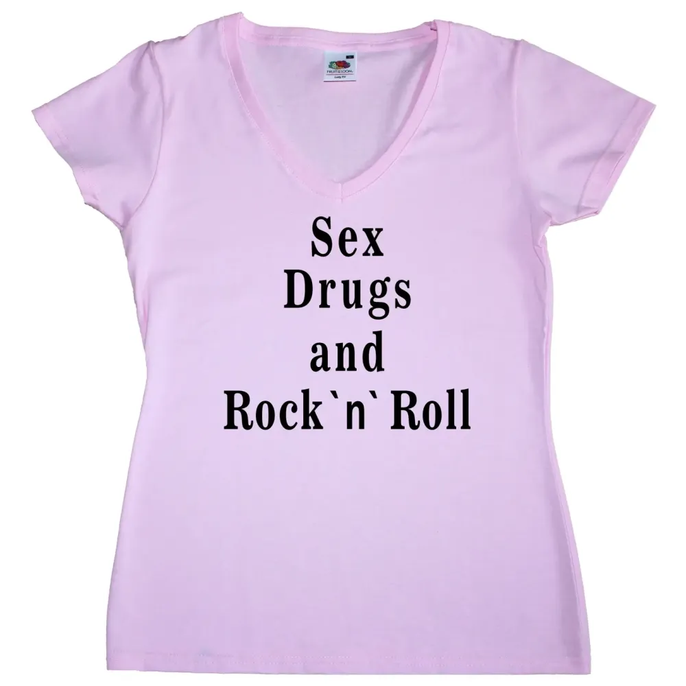 Preview: T-Shirt mit Aufdruck Rock 'n' Roll