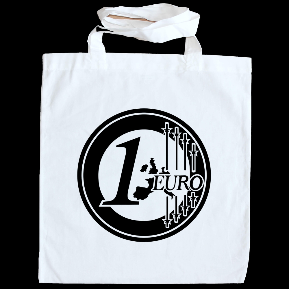 Preview: Tragetasche - Stofftasche - Euro Münze