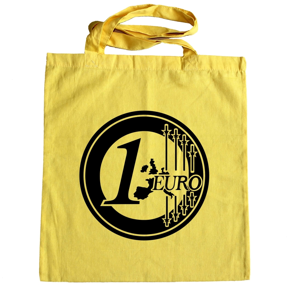Preview: Tragetasche - Stofftasche - Euro Münze