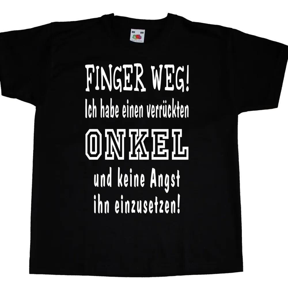 Preview: Kinder T-Shirt „Ich habe eine verrückte Mama“ mit farbigen Text