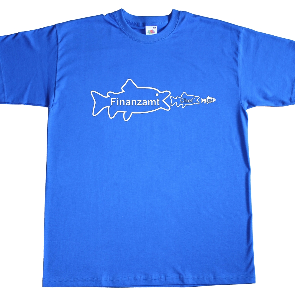 Preview: Fun Herren T-Shirt - Kleine Fische fressen