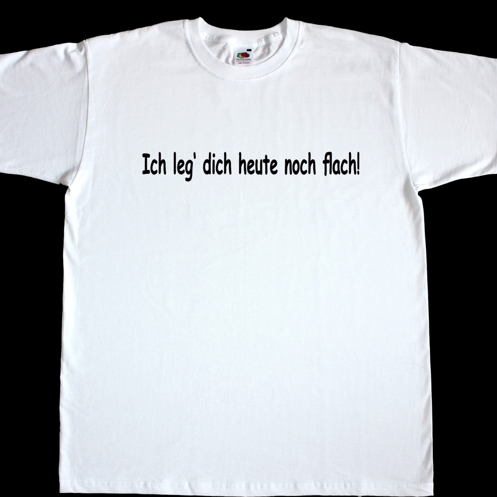Preview: Fun Herren T-Shirt - Ich leg dich heute noch flach