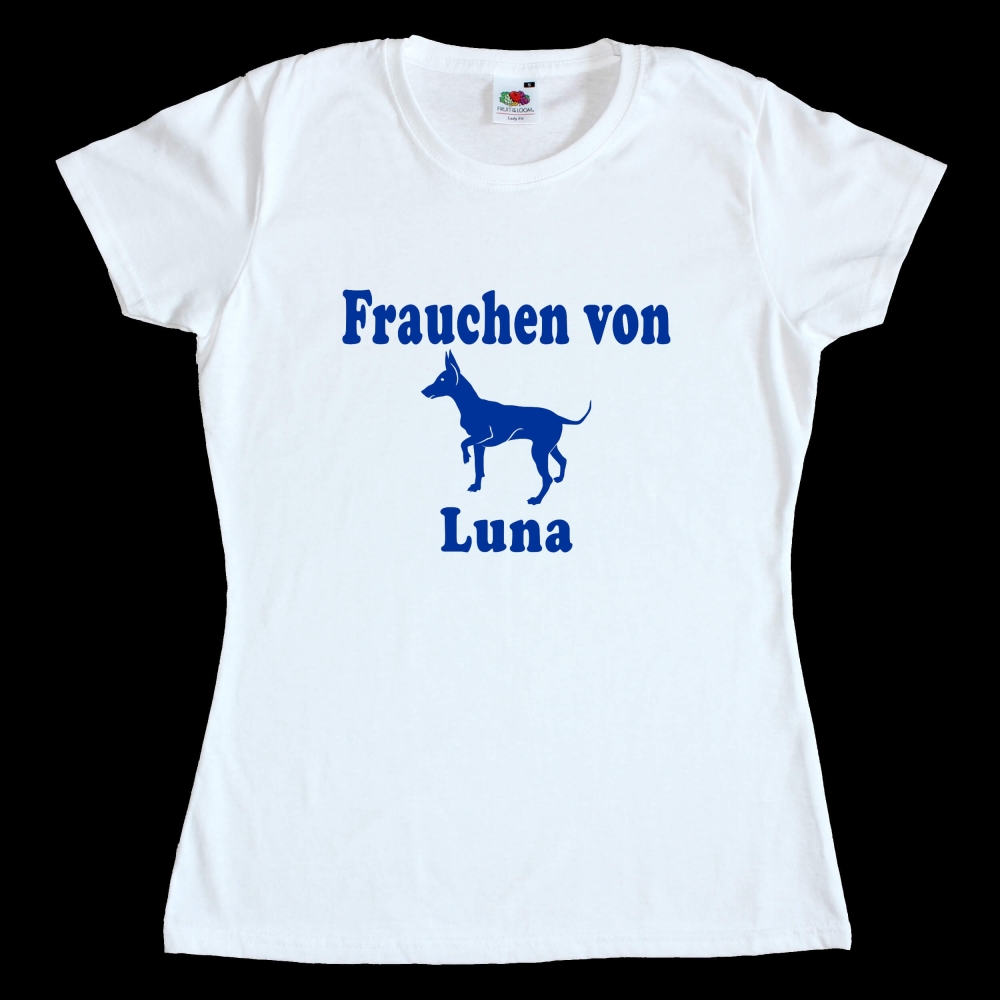 Preview: Fun Damen T-Shirt - Frauchen von ....