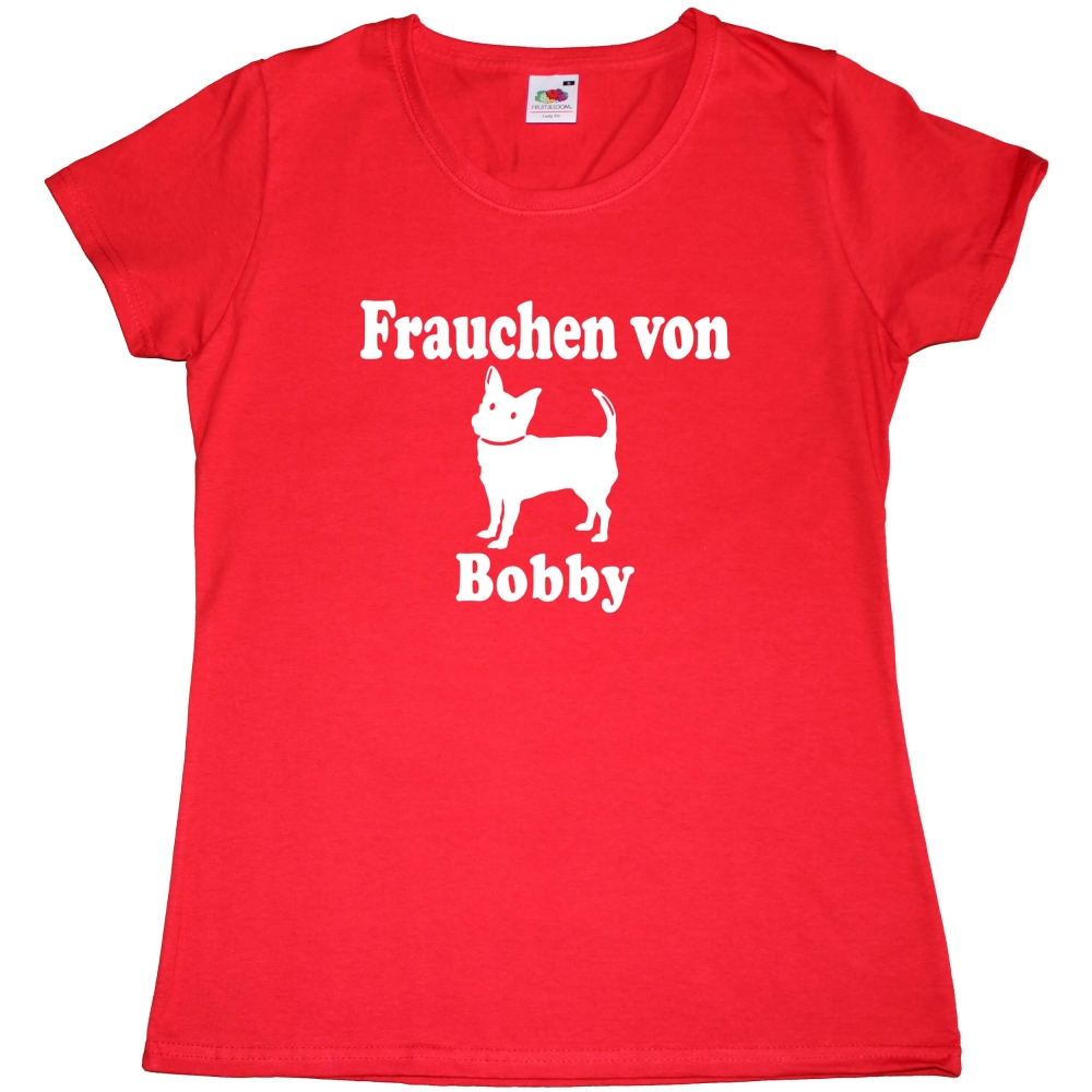 Fun Damen T-Shirt - Frauchen von ...