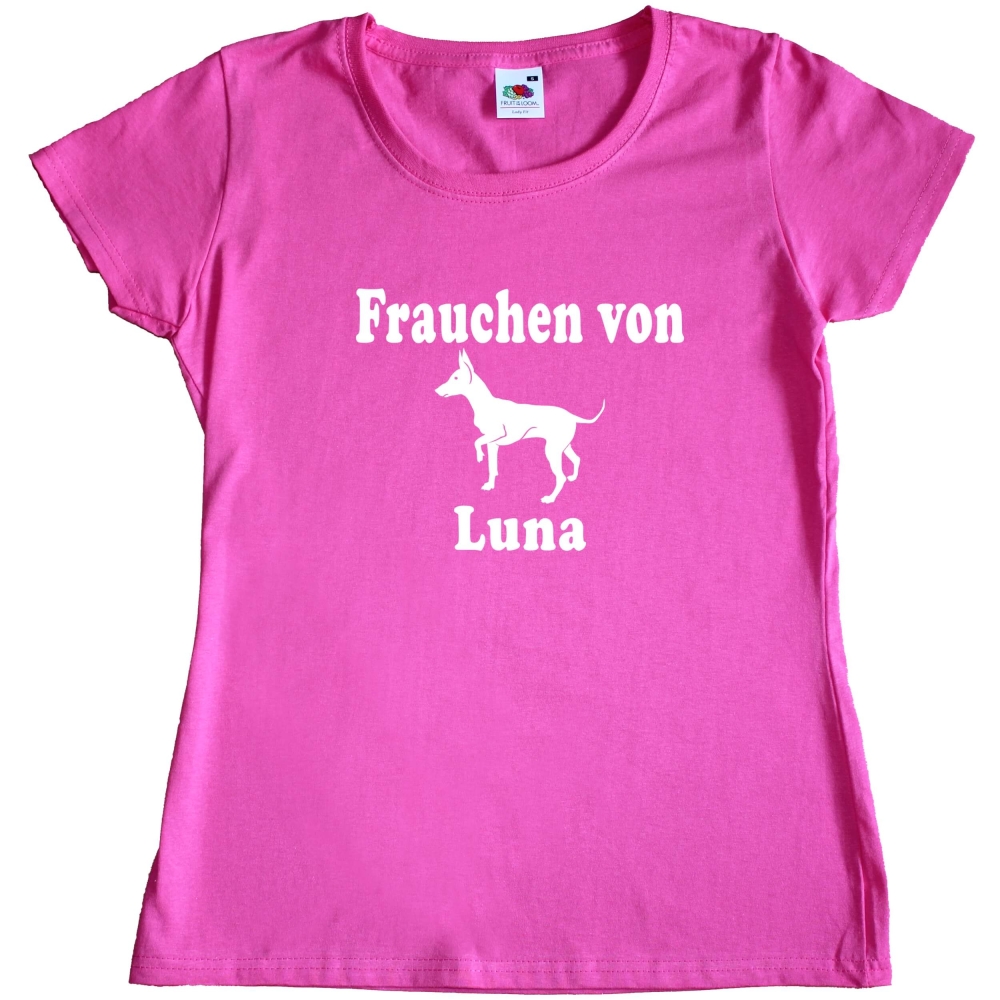 Preview: Fun Damen T-Shirt - Frauchen von ....