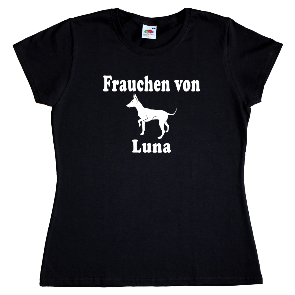 Preview: Fun Damen T-Shirt - Frauchen von ....