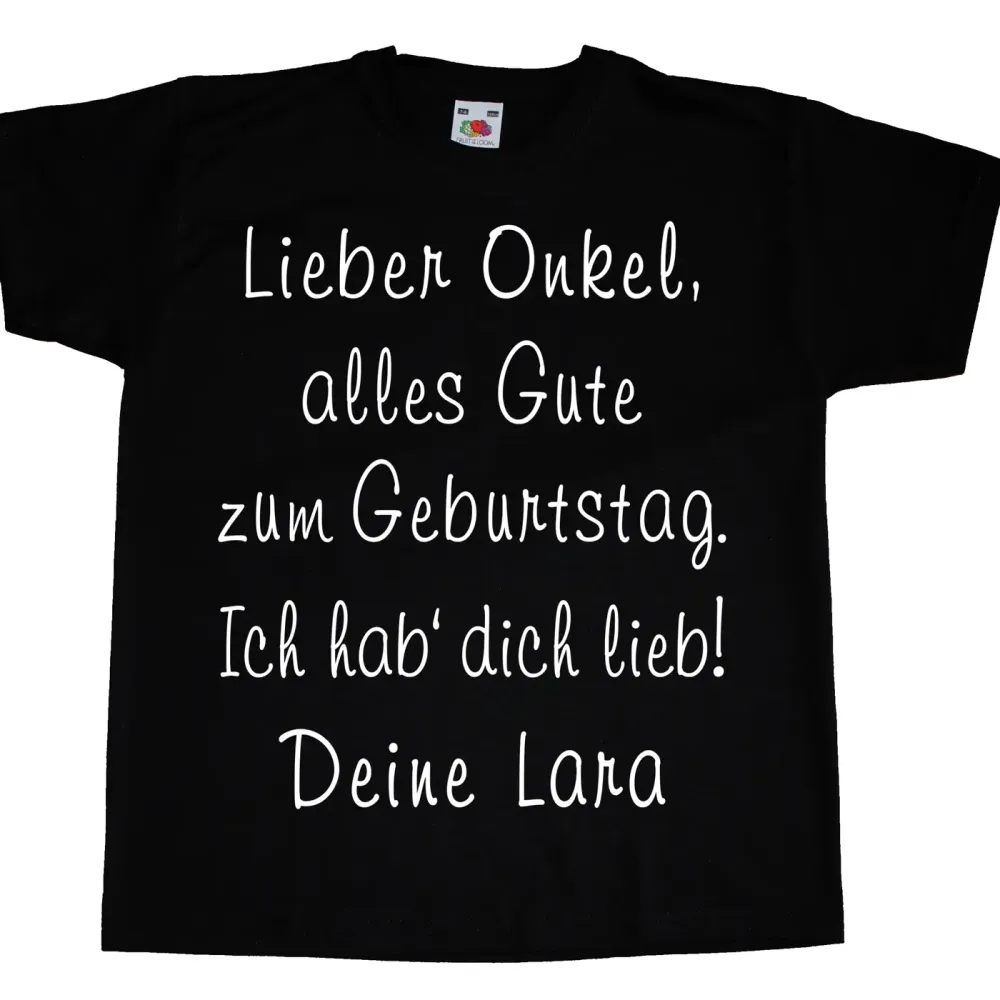 Preview: Kinder T-Shirt zum Geburtstag Onkel