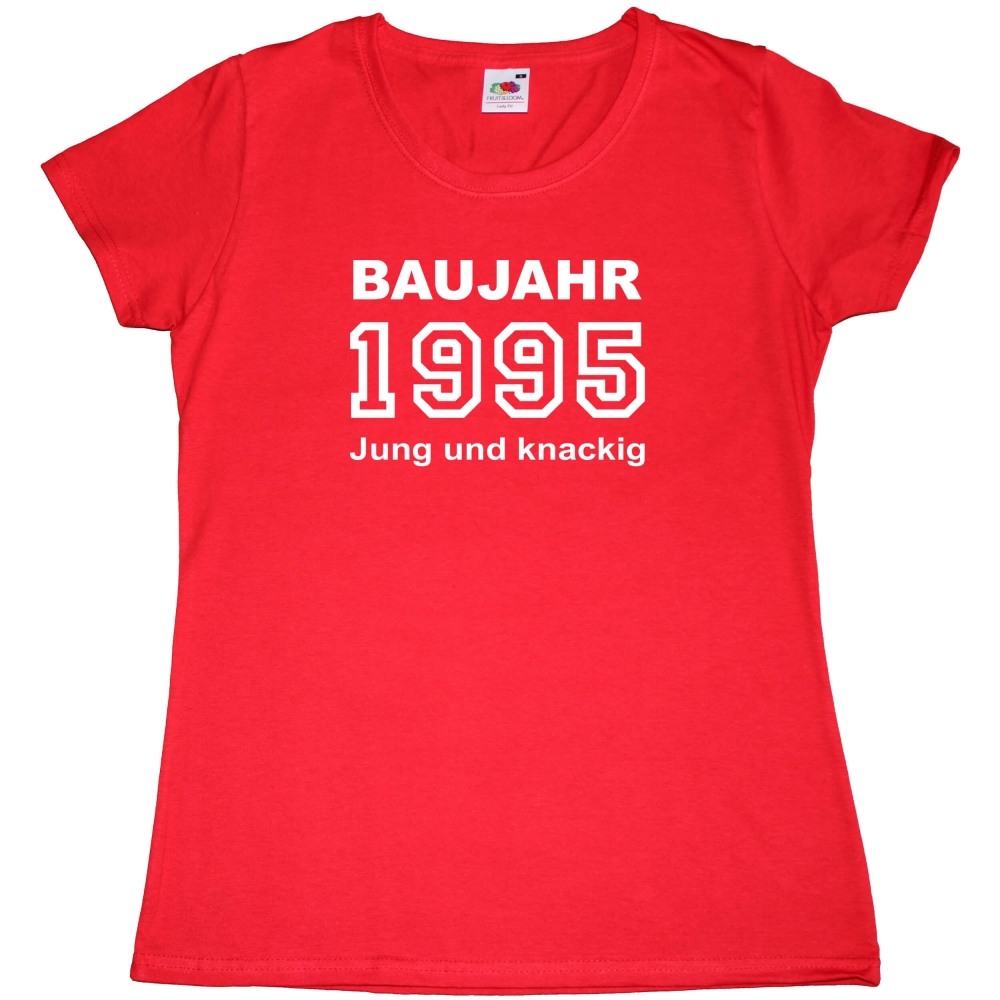 Preview: Fun Damen T-Shirt - Baujahr (Jahreszahl)