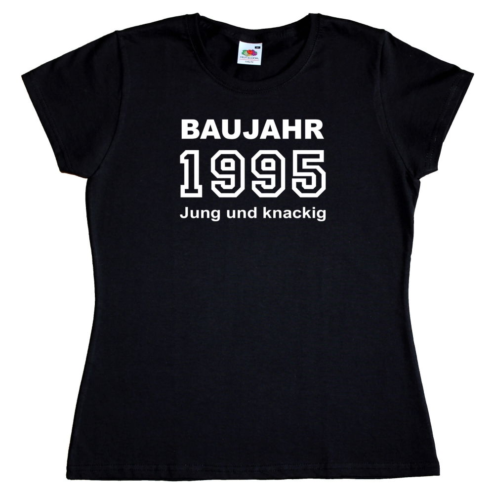 Preview: Fun Damen T-Shirt - Baujahr (Jahreszahl)