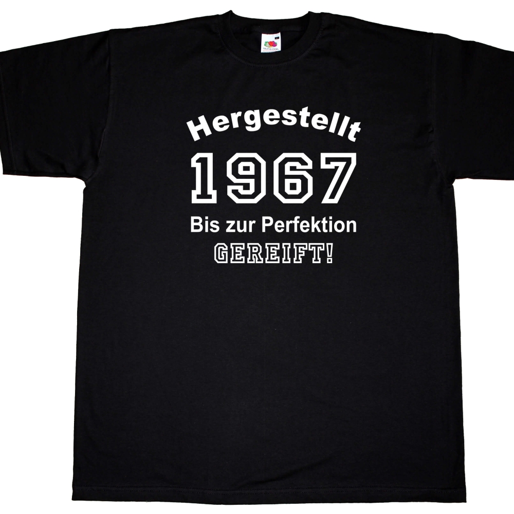 Preview: Fun Herren T-Shirt - Geburtsjahr frei wählbar