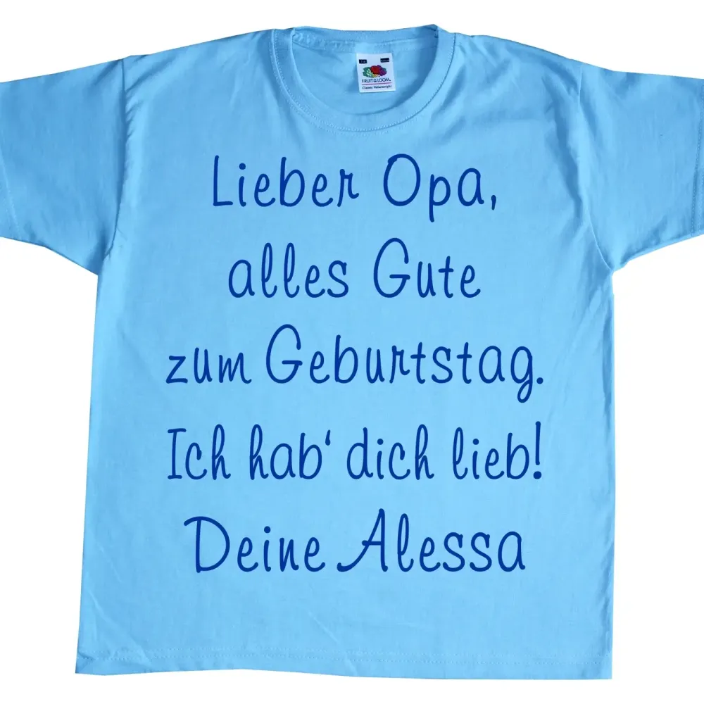 Kinder T-Shirt zum Geburtstag Tante