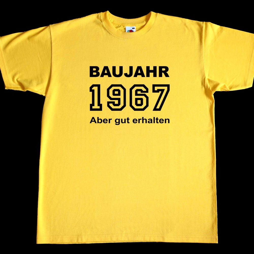 Fun Herren T-Shirt - Geburtsjahr frei wählbar
