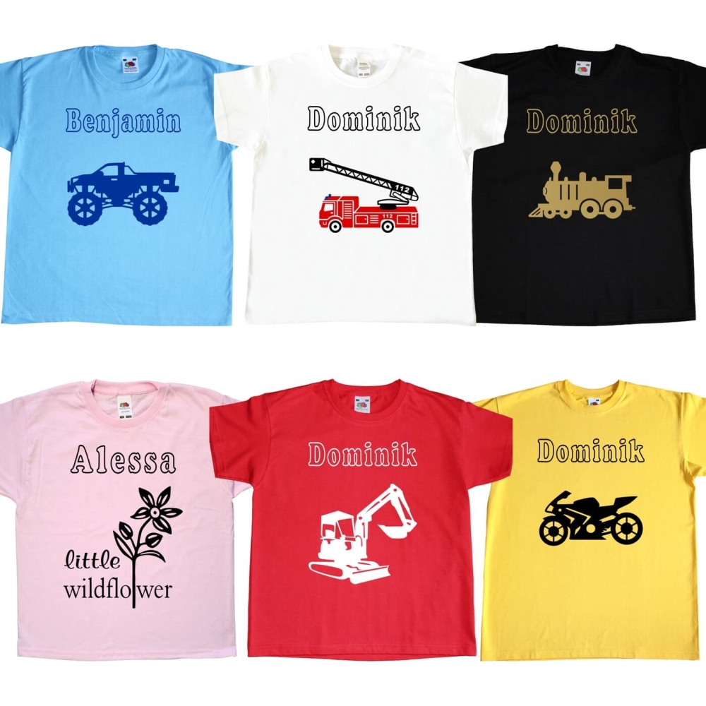 Kinder T-Shirts für Kita Schule