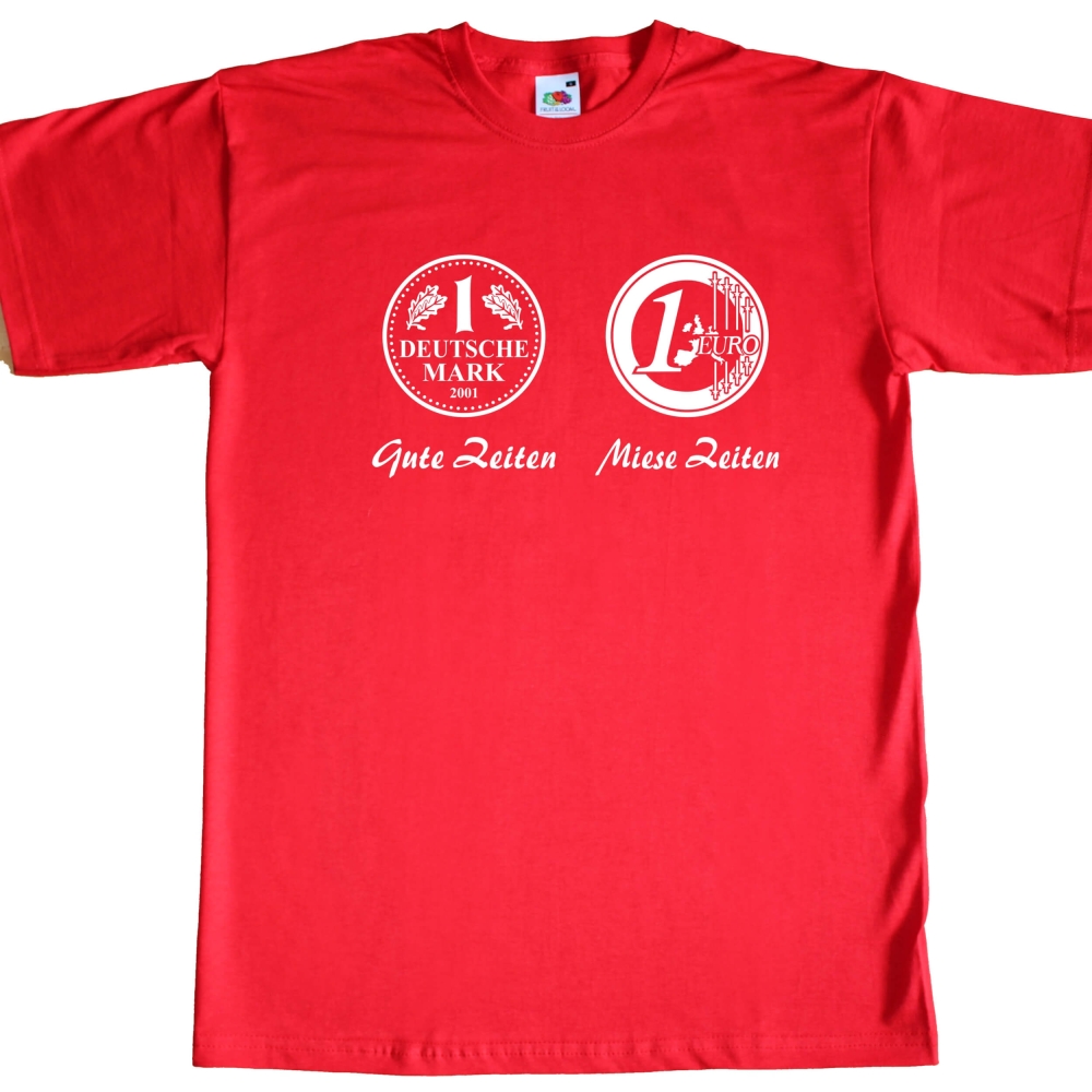 Preview: Fun Herren T-Shirt - Gute Zeiten Miese Zeiten