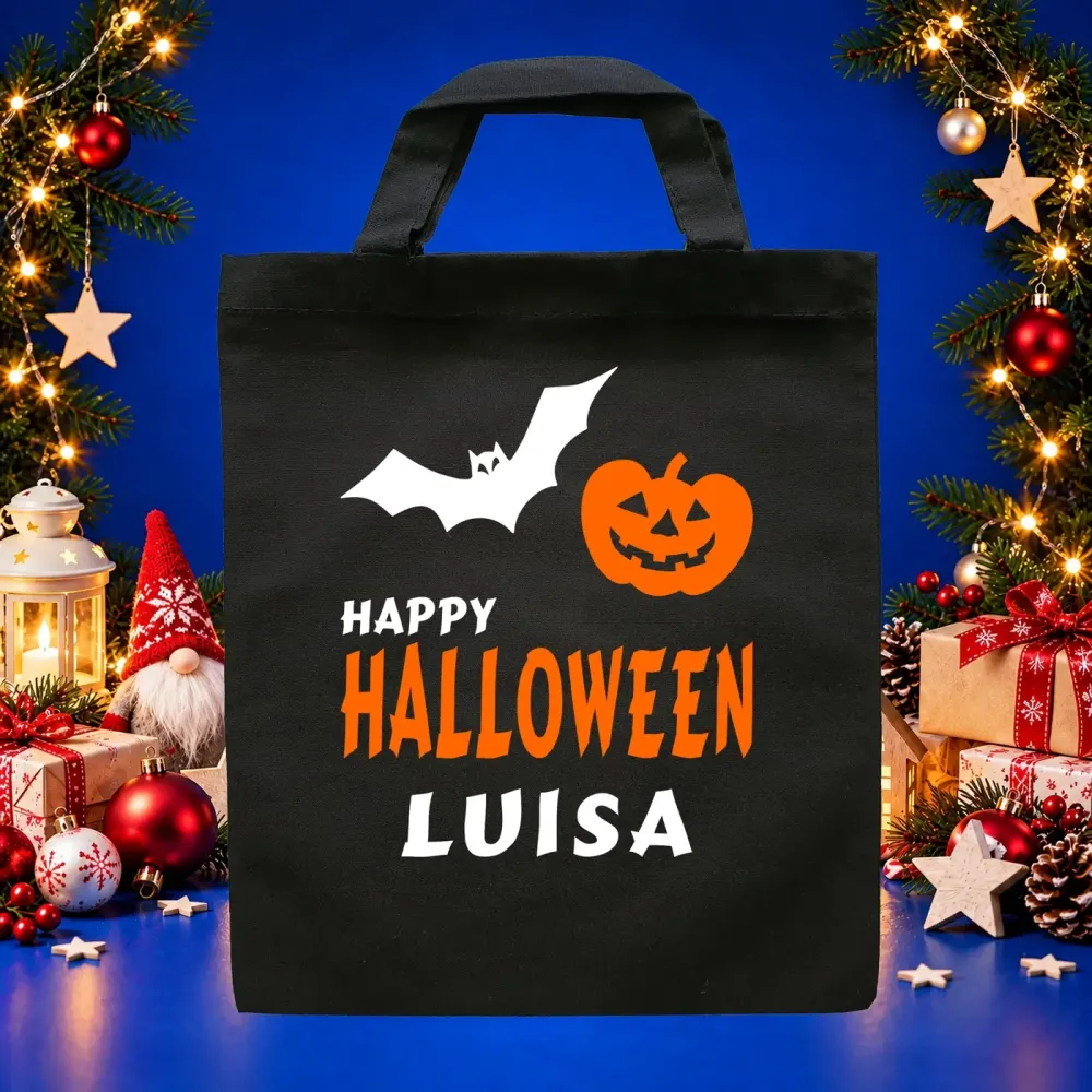 Preview: Kinder Halloween Stofftasche