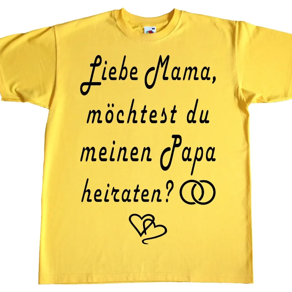 Kinder T-Shirt Hochzeit