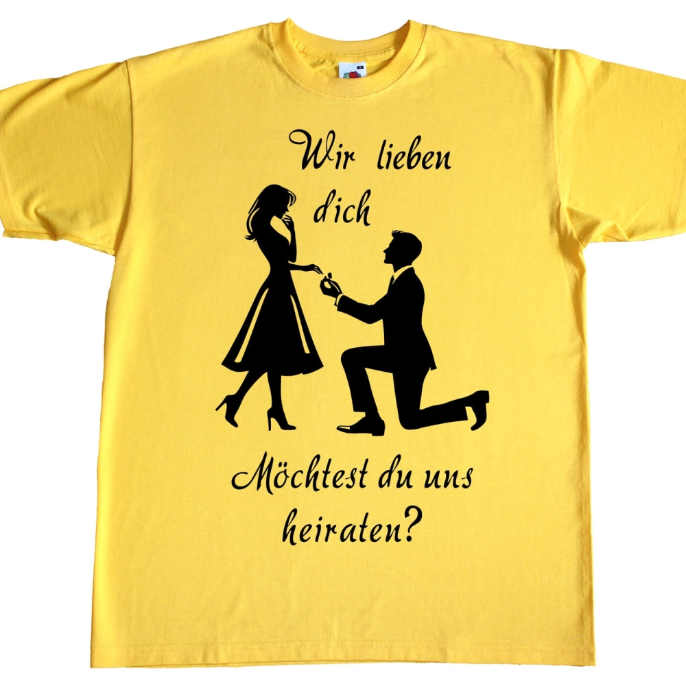 Kinder T-Shirt Vermählung