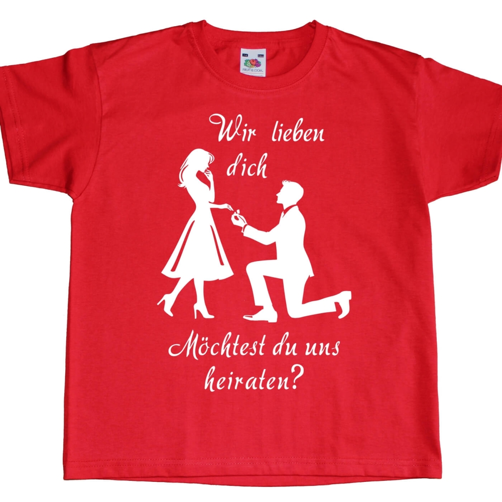 Kinder T-Shirt Heiraten