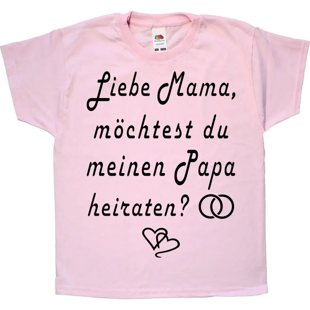 Kinder T-Shirt Antrag