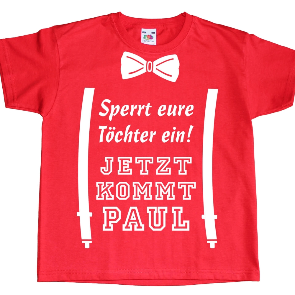 Kinder T-Shirt mit Fliege