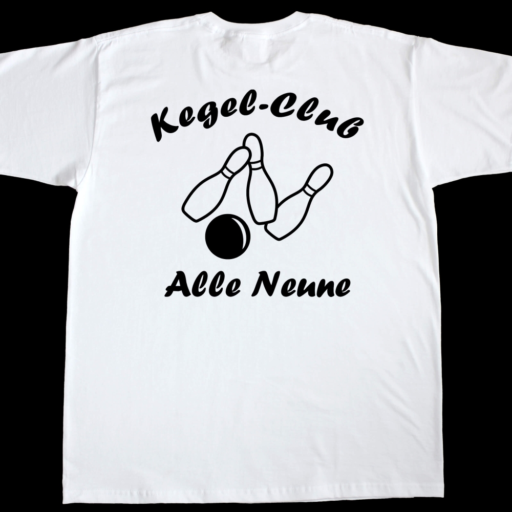 Herren T-Shirt Bowling