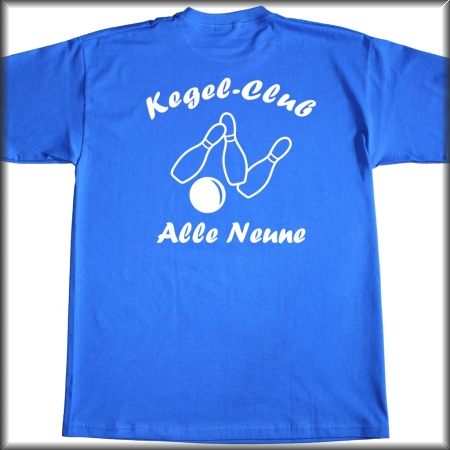 Damen T-Shirt für Bowling- Kegelvereine