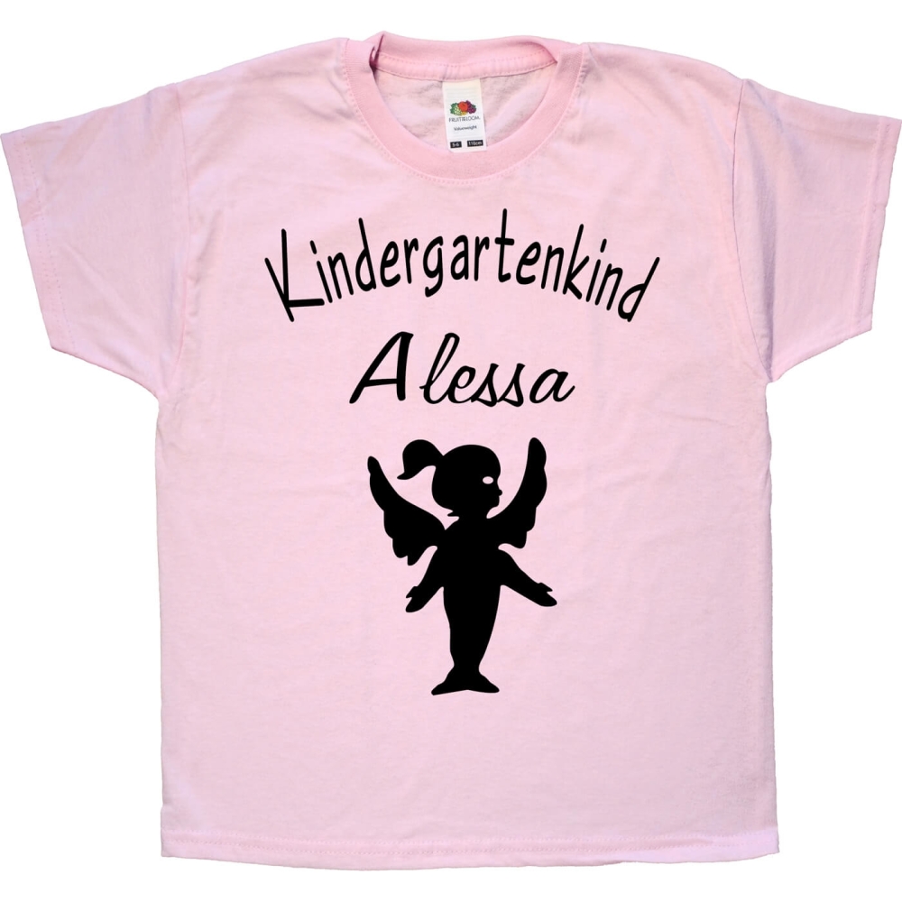 Kinder T-Shirt Kita mit Engel
