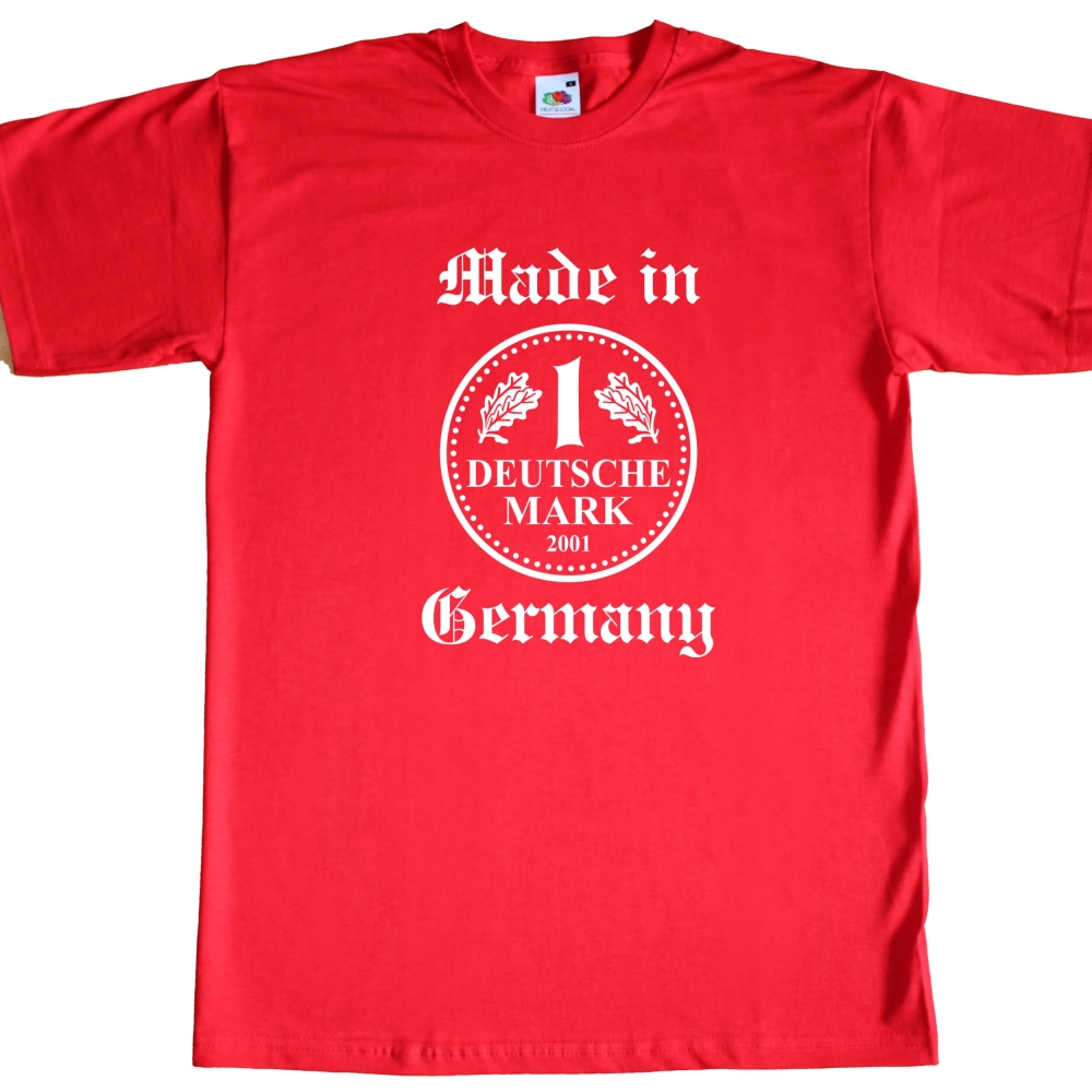 Preview: Fun Herren T-Shirt - Made in Germany D-Mark