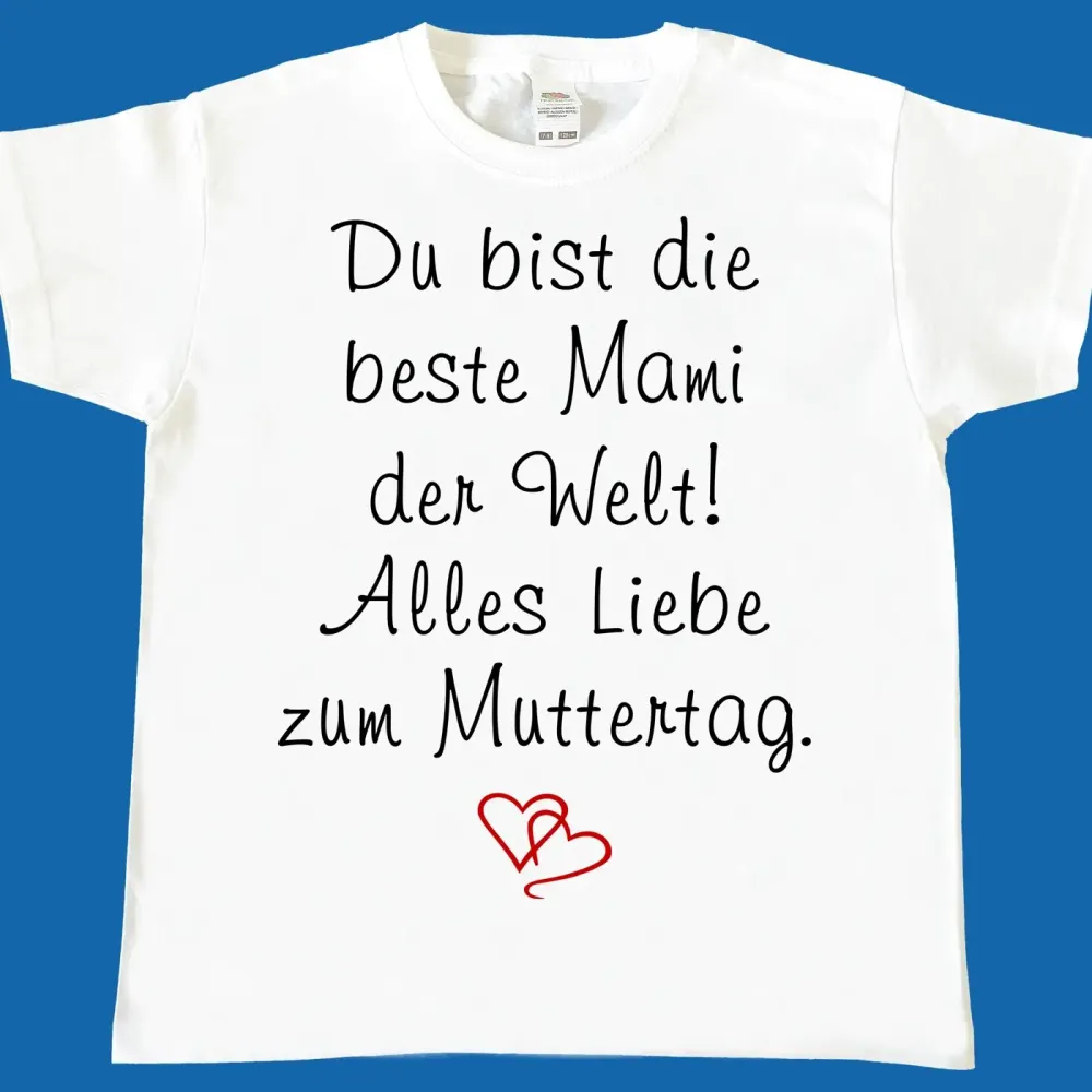 Kinder T-Shirt mit Aufdruck Muttertag