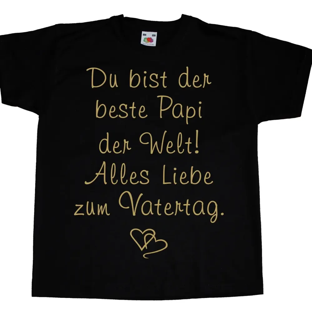 Kinder T-Shirt mit Druck Vatertag