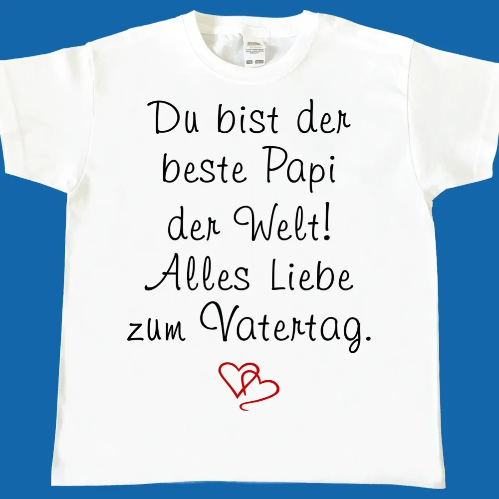 Preview: Kinder T-Shirt mit Aufdruck Vatertag