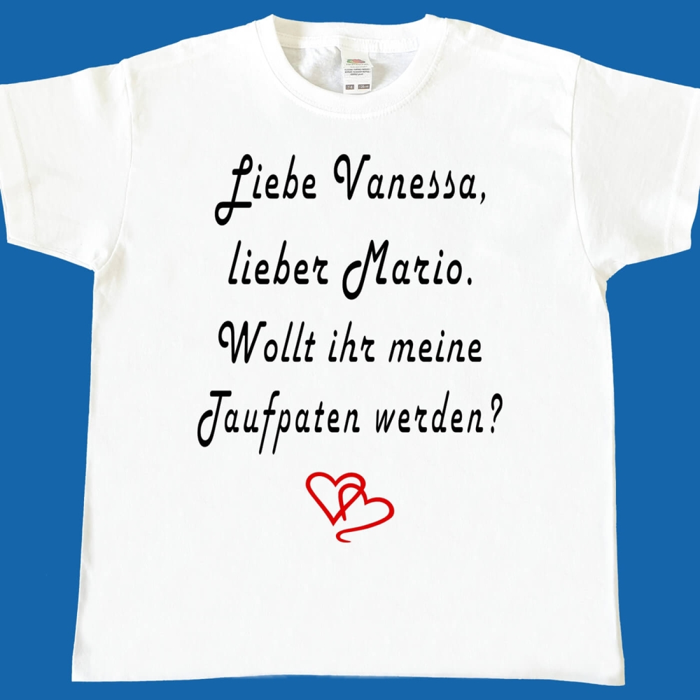 Kinder T-Shirt Taufpaten